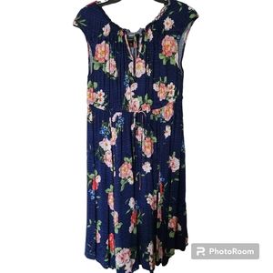 Torrid mini Challis tie-front skater dress Size 00